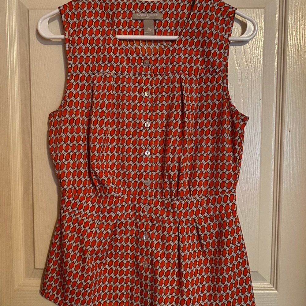 Banana republic button down blouse